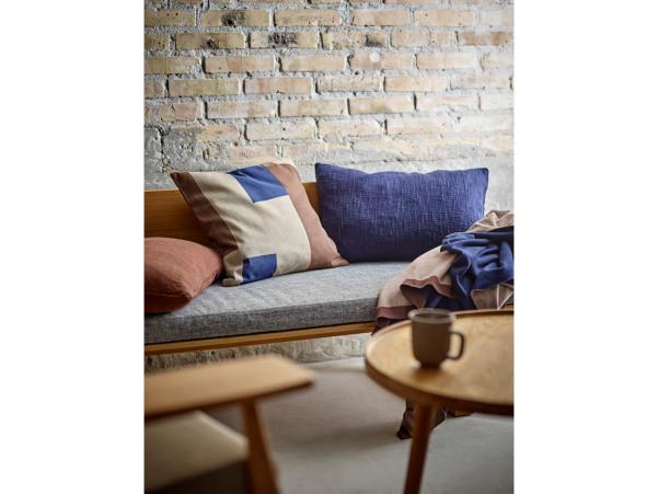 Bitz Södahl Fragment Cushion 45 X 45 Cm Navy Blue