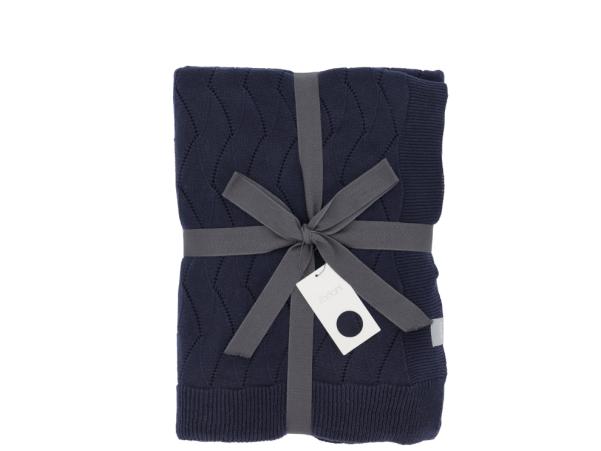 Bitz Södahl Gentle Throw 130 X 170 Cm Navy Blue