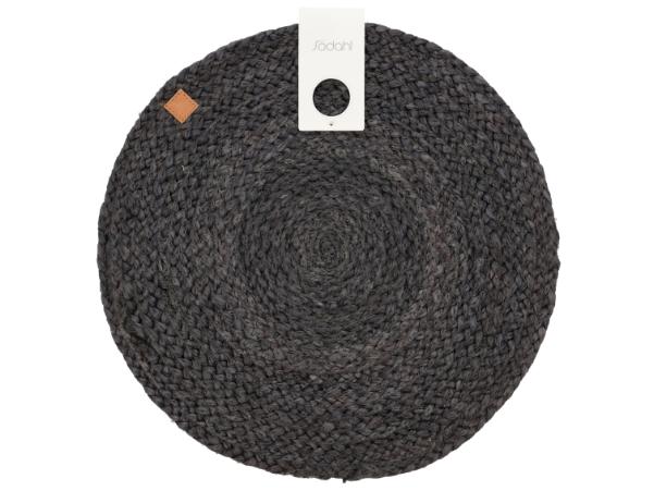 Bitz Södahl Its All Natural Placemat Dia. 35 Cm Ash