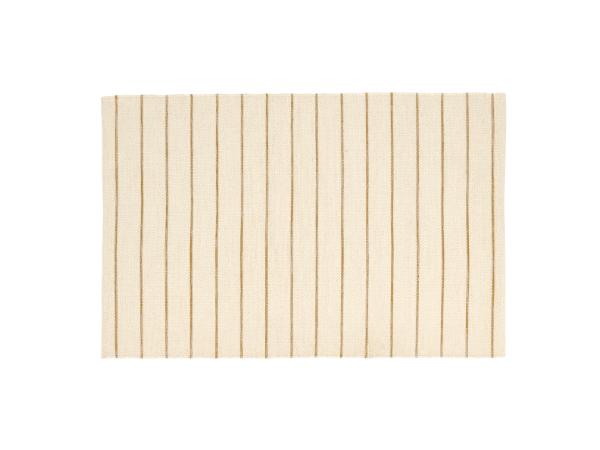 bitz Södahl Line Rug 60 x 90 cm Beige/Toffee Brown
