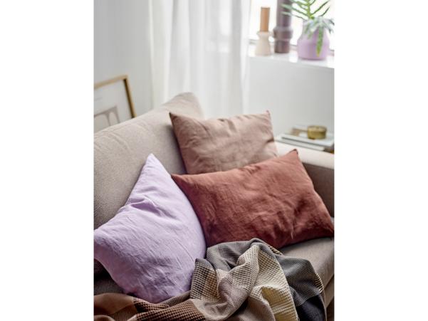 Bitz Södahl Linen Cushion 40 X 60 Cm Coffee Brown