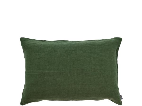 bitz Södahl Linen Cushion 40 x 60 cm Forest green