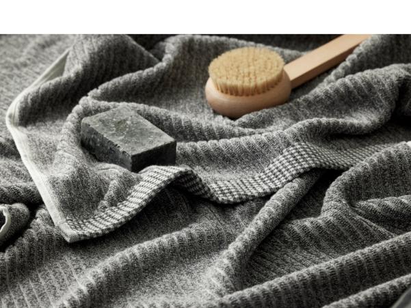 Bitz Södahl Organic Melange Towel 50 X 100 Cm Ash