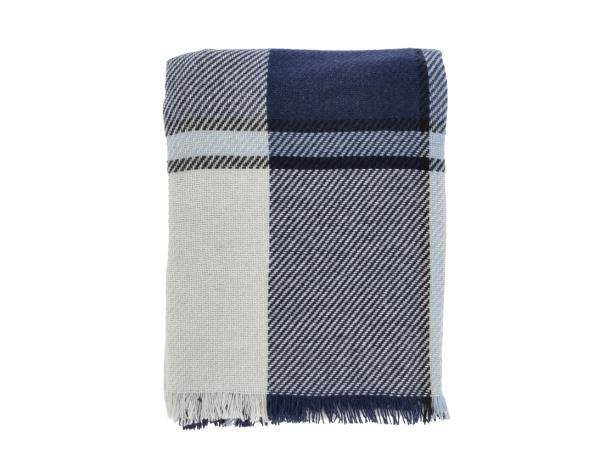 bitz Södahl Precise Throw 130 x 170 cm Blue