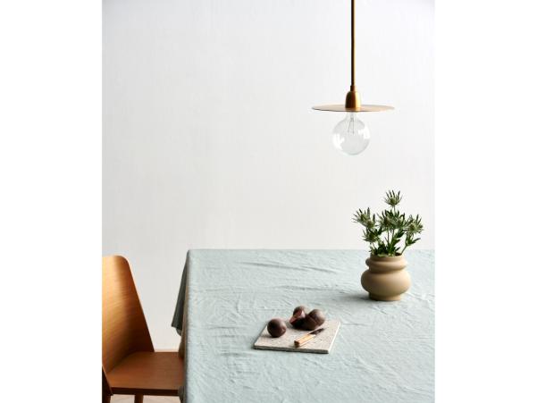 Bitz Södahl Pure Linen Tablecloth Dia 160 Cm Sage