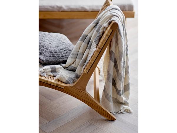 Bitz Södahl Scallop Cushion 45 X 45 Cm Grey