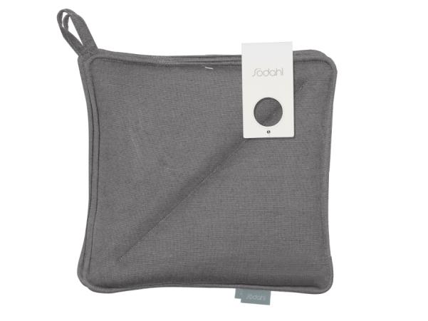 Bitz Södahl Soft Pot Holders 20 X 20 Cm 2 Pcs Grey