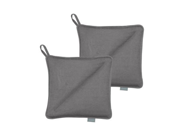 bitz Södahl Soft Pot holders 20 x 20 cm 2 pcs Grey