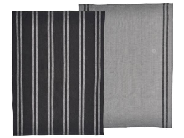 bitz Södahl Soft Tea towel 70 x 50 cm 2 pcs Black
