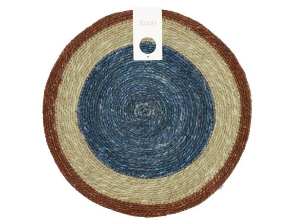 Bitz Södahl Sun Placemat Dia 35 Cm Navy Blue