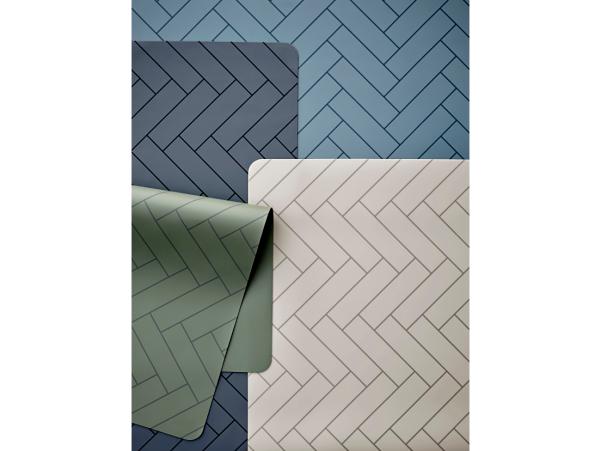 Bitz Södahl Tiles Placemat 33 X 48 Cm Forest Green