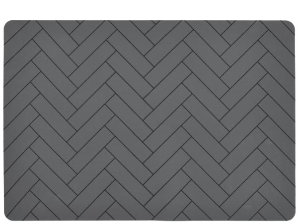 bitz Södahl Tiles Placemat 33 x 48 cm Grey