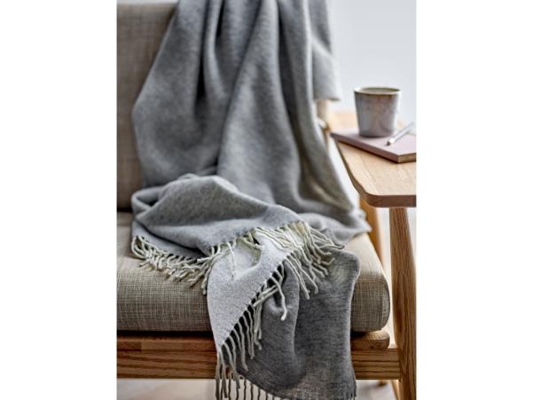 Bitz Södahl Tranquil Throw 130 X 170 Cm Light Grey