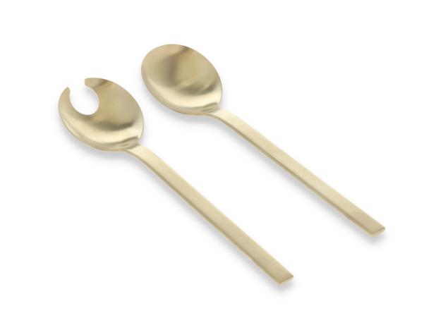 Bitz Studio Round Storm Salad Cutlery 25 Cm Honey