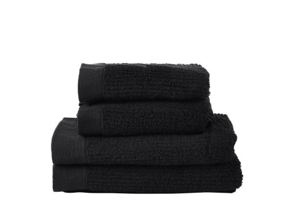 bitz Zone Denmark Classic Towels 4 pcs Black