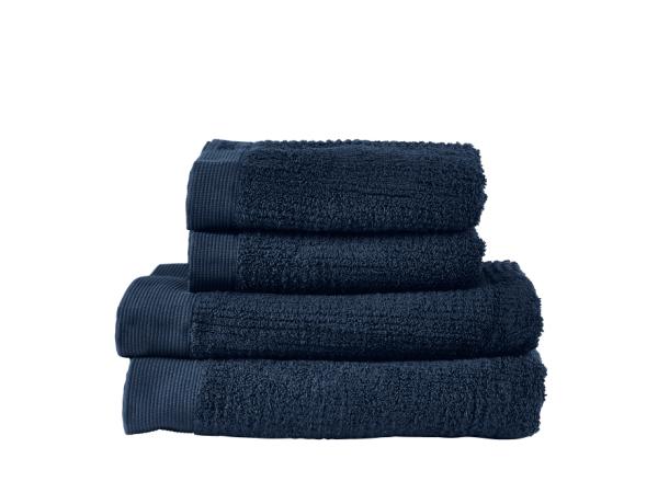 bitz Zone Denmark Classic Towels 4 pcs Dark Blue