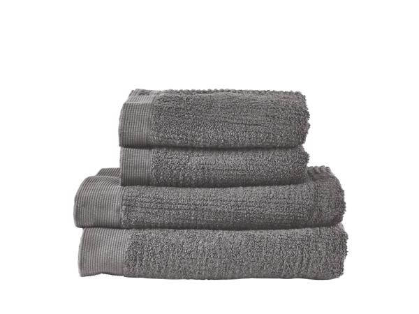 bitz Zone Denmark Classic Towels 4 pcs Grey