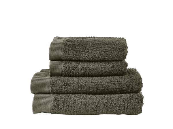 bitz Zone Denmark Classic Towels 4 pcs Olive green