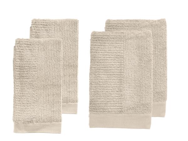bitz Zone Denmark Classic Towels 4 pcs Sand