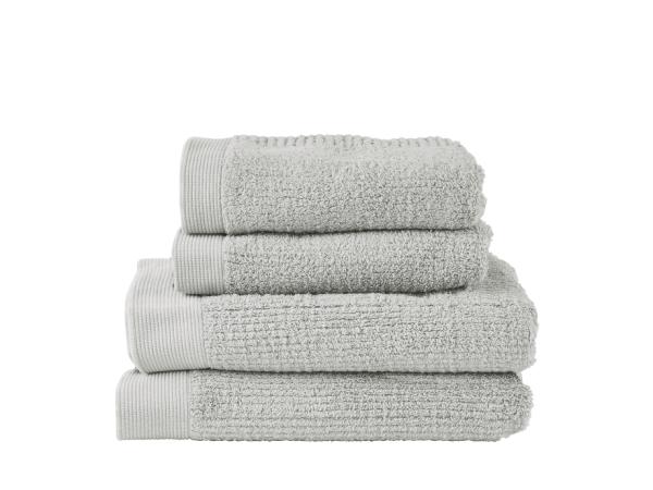 bitz Zone Denmark Classic Towels 4 pcs Soft Grey