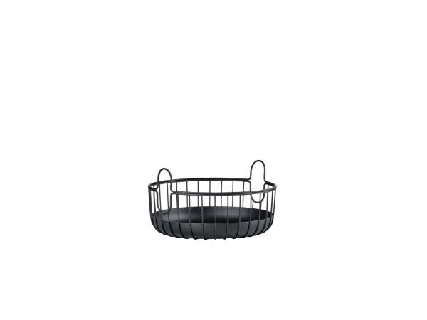 bitz Zone Denmark Inu Basket Dia 22 x 8 cm Black