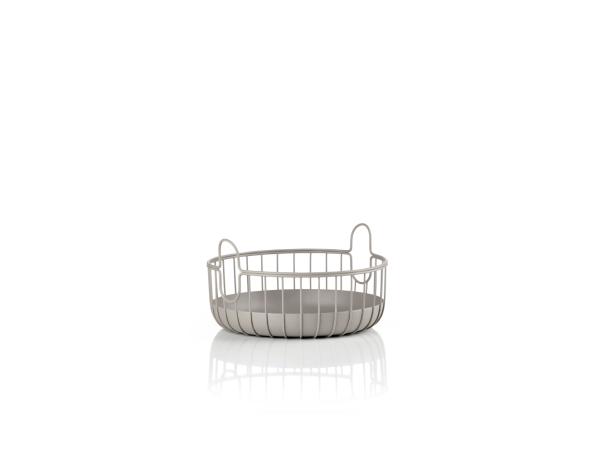 Bitz Zone Denmark Inu Basket Dia 22 X 8 Cm Taupe