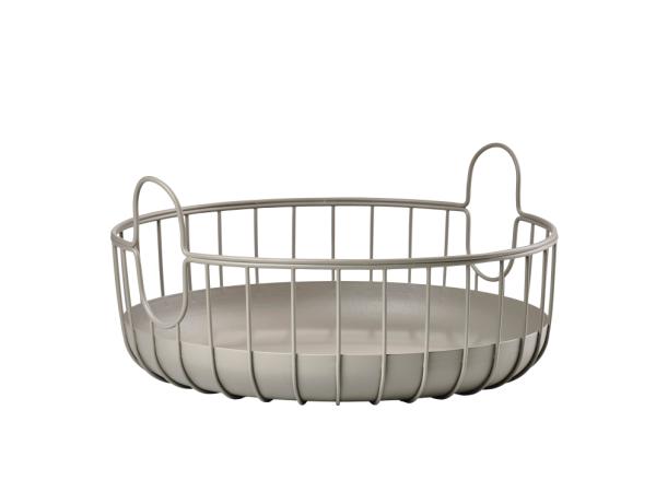 bitz Zone Denmark Inu Basket Dia 38 x 18 cm Taupe