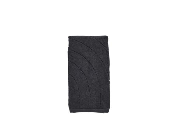 bitz Zone Denmark Time Towel 100 x 50 cm Black