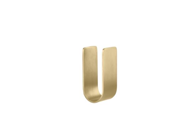 bitz Zone Denmark Ume Hook 3 5 x 3 4 x 8 cm Brass