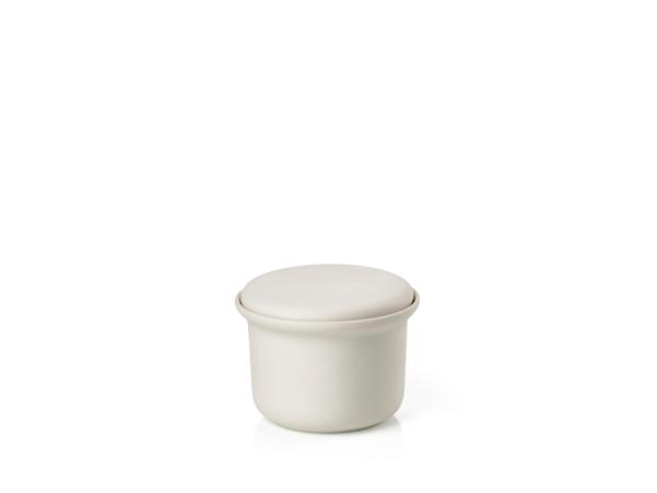Bitz Zone Inu Jar With Lid Dia 9 X 6 5 Cm Offwhite