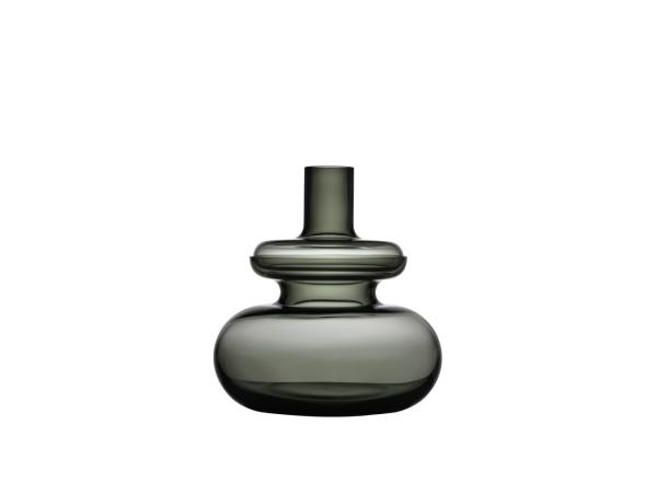 bitz Zone Inu Vase 31 7 x 33 cm Smoked Grey