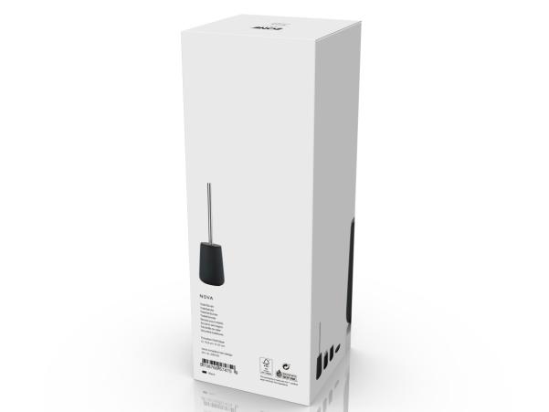 Bitz Zone Nova Toilet Brush Dia. 10 3 X 37 Cm Black