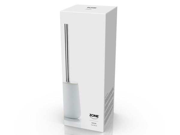 Bitz Zone Nova Toilet Brush Dia. 10 3 X 37 Cm White