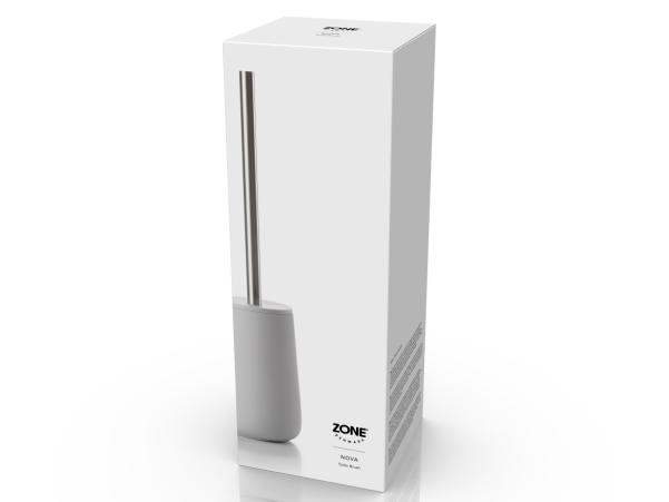 Bitz Zone Nova Toilet Brush Soft Grey