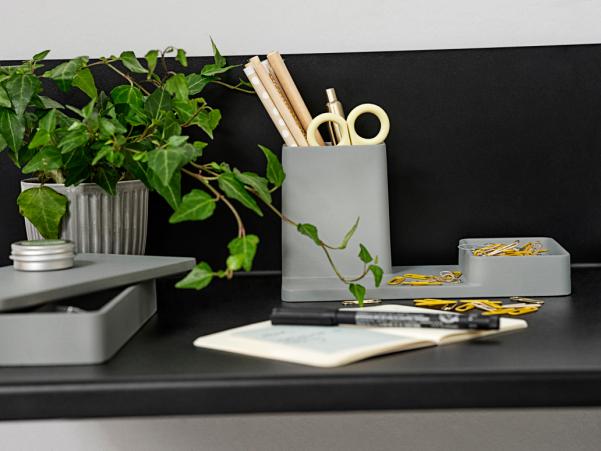 Bitz Zone Organizer 20 X 10 X 3 Cm Pebble Grey