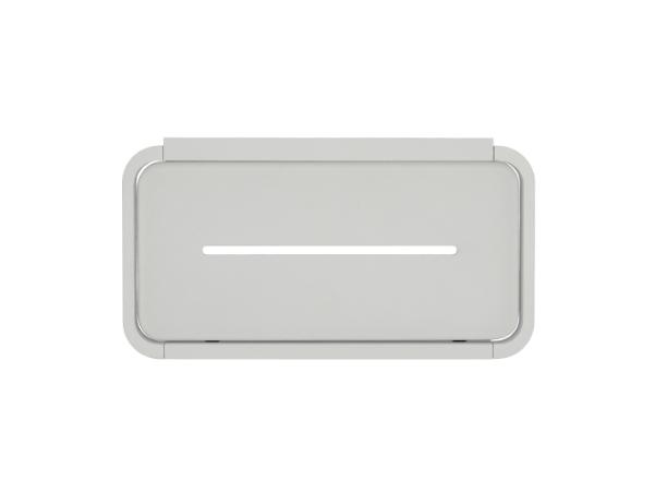 Bitz Zone Rim Showershelf 22 X 11.4 X 2 Cm White