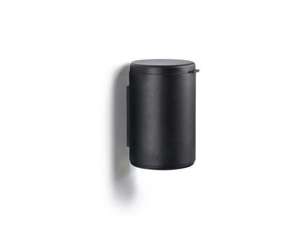 bitz Zone Rim Toilet bin for wall 3.3 liter Black