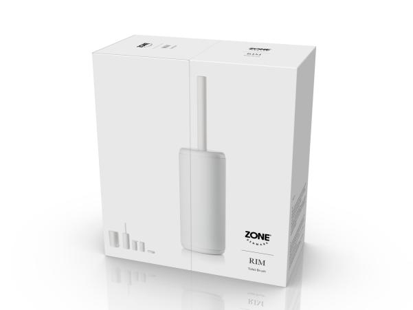 Bitz Zone Rim Toilet Brush Dia 10 X 38.2 Cm White