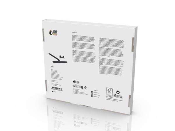 Bitz Zone Rim Wiper W. Holder 23 X 22 Cm Black