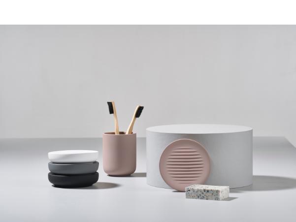 Bitz Zone Ume Soap Dish Dia. 12 X 3 Cm Nude