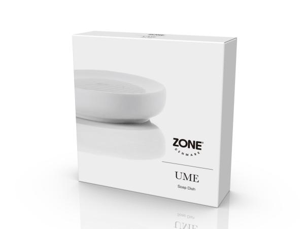Bitz Zone Ume Soap Dish Dia. 12 X 3 Cm White