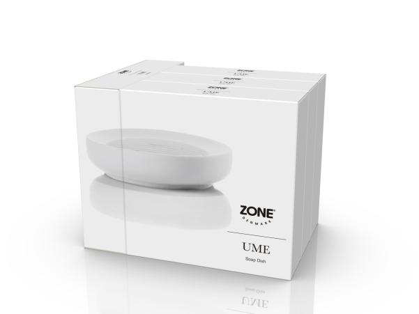 Bitz Zone Ume Soap Dish Dia. 12 X 3 Cm White