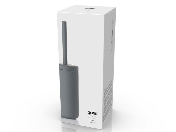 Bitz Zone Ume Toilet Brush Dia. 10 X 38 7 Cm Grey