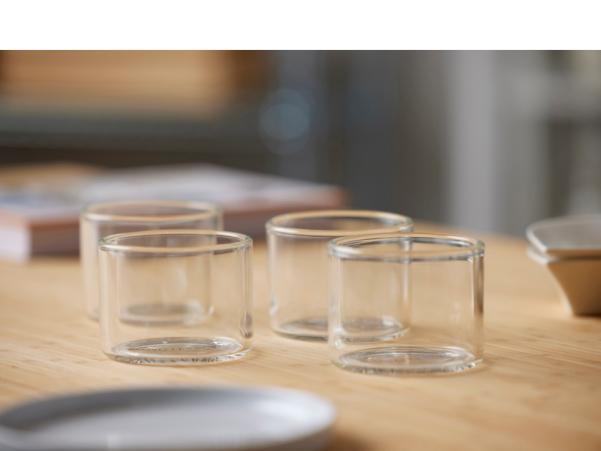 Bitz Blomsterbergs Dessert Glass Dia 8 X 6 Cm 4 Pcs Clear