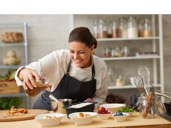 Bitz Blomsterbergs Dropshaped Bowl 13 Cm 4 Pcs White