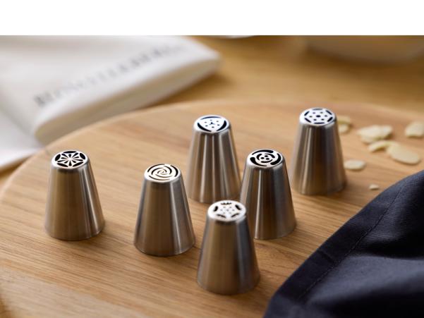 Bitz Blomsterbergs Flower Icing Tip Set 6 Pcs Steel