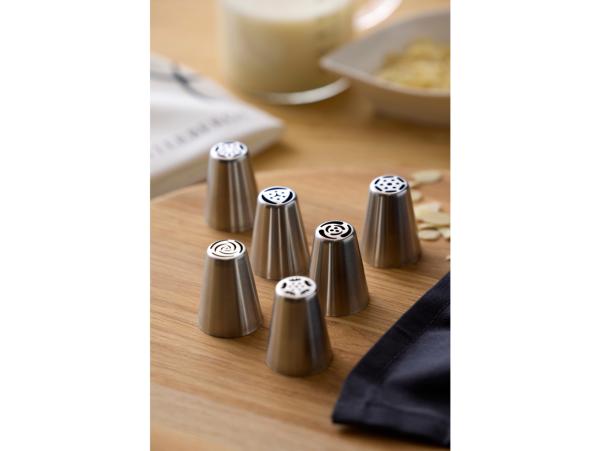 Bitz Blomsterbergs Flower Icing Tip Set 6 Pcs Steel