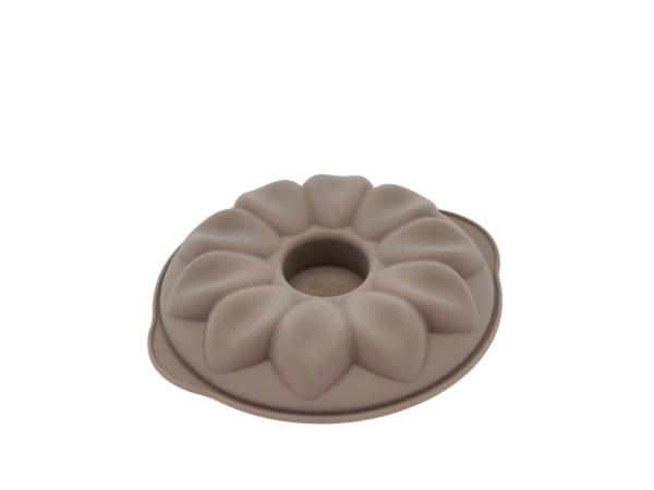 bitz Blomsterbergs Flower Mousse mould Dia. 20 x 3.8 cm Latte