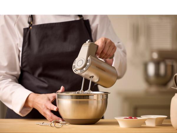 Bitz Blomsterbergs Mixing Bowl W. Silicone Base 3 Liter Latte