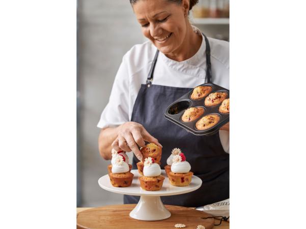 Bitz Blomsterbergs Muffin Pan For 6 Pcs 27 X 18.5 X 3 Cm Steel
